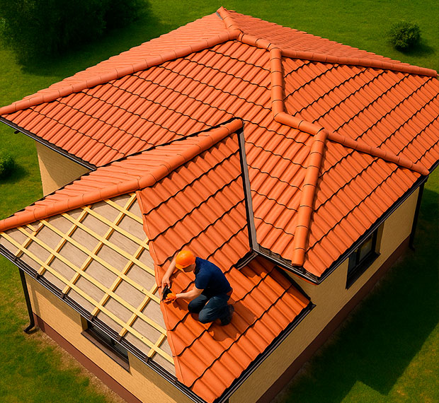 Установка сложной кровли в Дмитрове